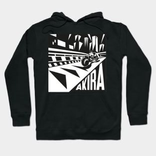 Akira futurism black and white Hoodie